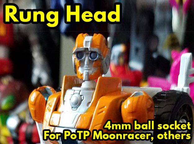 Rung Head for PotP Moonracer in Smooth Fine Detail Plastic: Medium