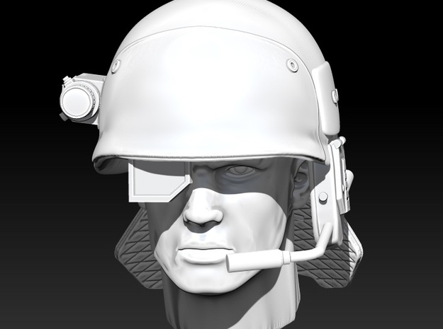 helmet uscm in 1:6 scale in Tan Fine Detail Plastic