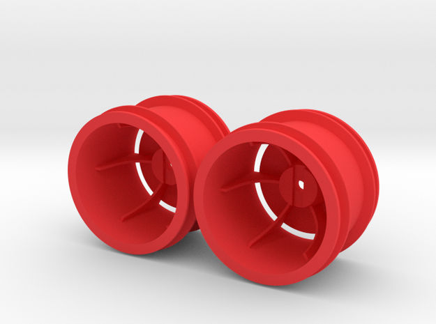 Marui Ninja Rear Rims in Red Processed Versatile Plastic