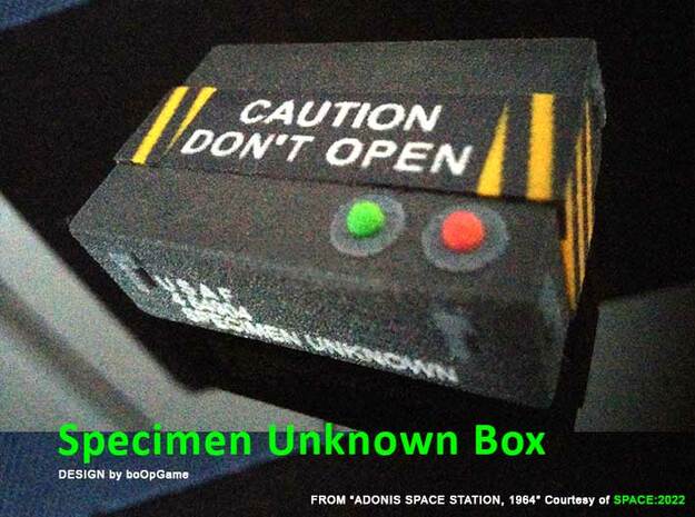The Outer Limits - Specimen: Unknown Box in Natural Full Color Sandstone