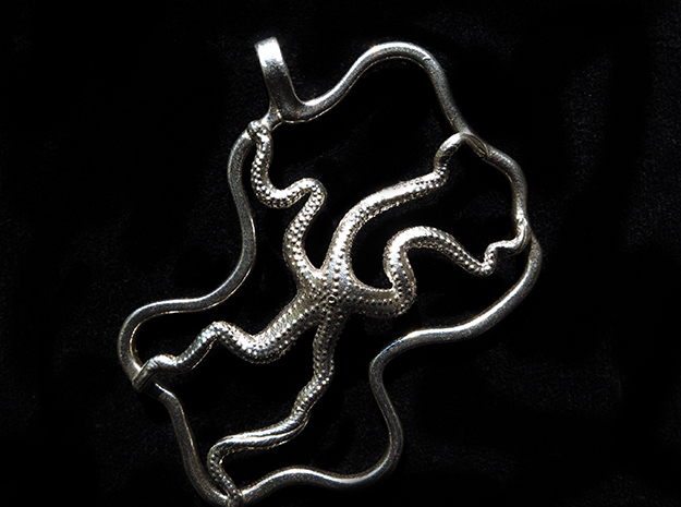 Altair - Pendant - West Coast Witch in Natural Silver