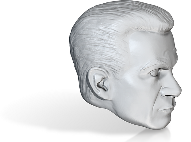 Commander Cody Head Sculpt 6 inch in Tan Fine Detail Plastic