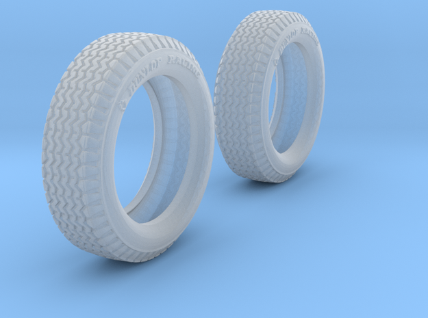 Rally Tires in Smoothest Fine Detail Plastic