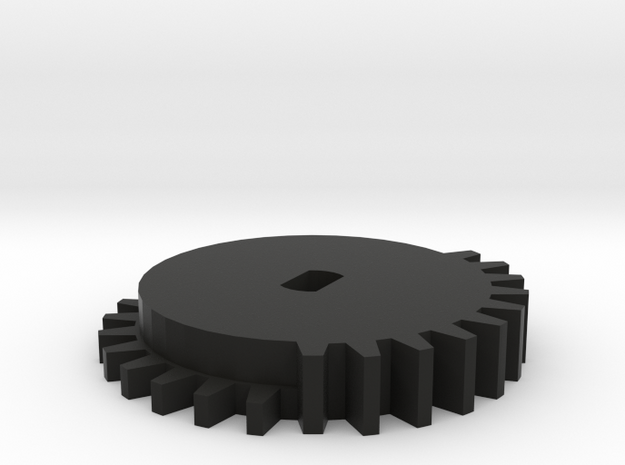 Triang Railways R408 Turntable drive Pinion in Black Natural Versatile Plastic