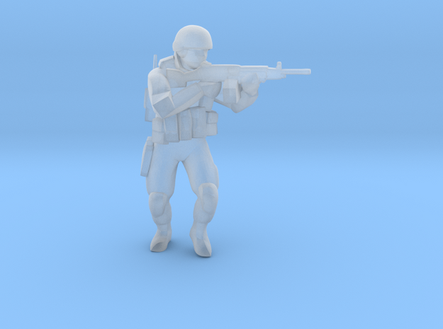 Soldier-sq-6 in Smooth Fine Detail Plastic