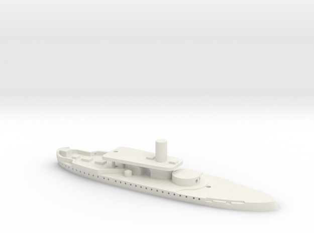 1/1250 HMS Rupert (1872) Gaming Model in White Natural Versatile Plastic