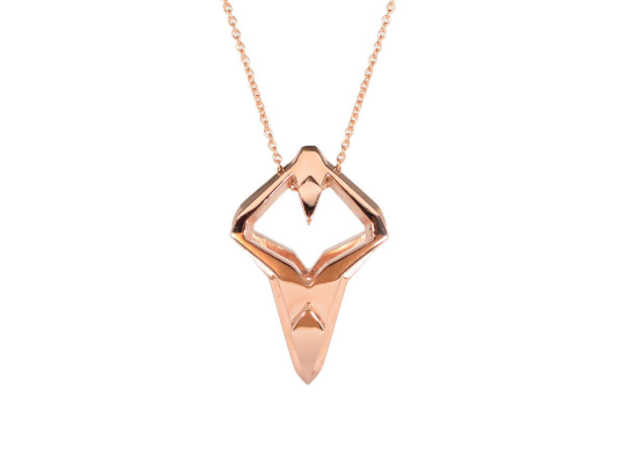 HEART TO HEART Heartronic, Pendant in 14k Rose Gold Plated Brass