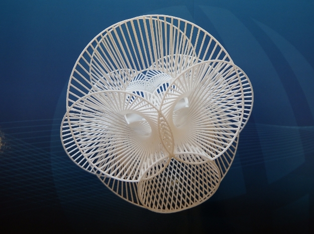 Spherical Roller Coaster in White Natural Versatile Plastic