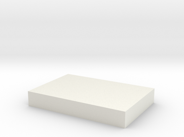 Inferno Pill Box 90 in White Natural Versatile Plastic
