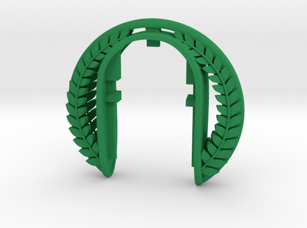 VINTAGE  XL  KEY FOB in Green Processed Versatile Plastic