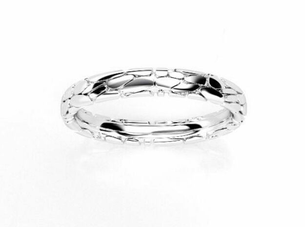 Wedding Ring Philharmonie 3mm in Polished Silver: 6.25 / 52.125