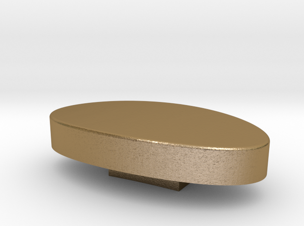 Kojiri  3.82 x 1.01 x 2.09 cm in Polished Gold Steel