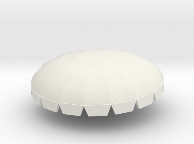 Spaceage canopy and axle in White Natural Versatile Plastic