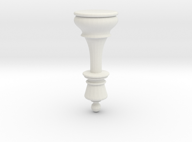 chess_dub_king in White Natural Versatile Plastic