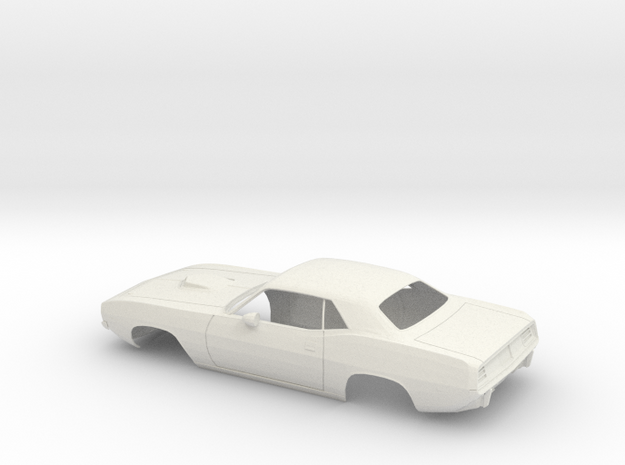 1/12 1971 Plymouth Baracuda in White Natural Versatile Plastic