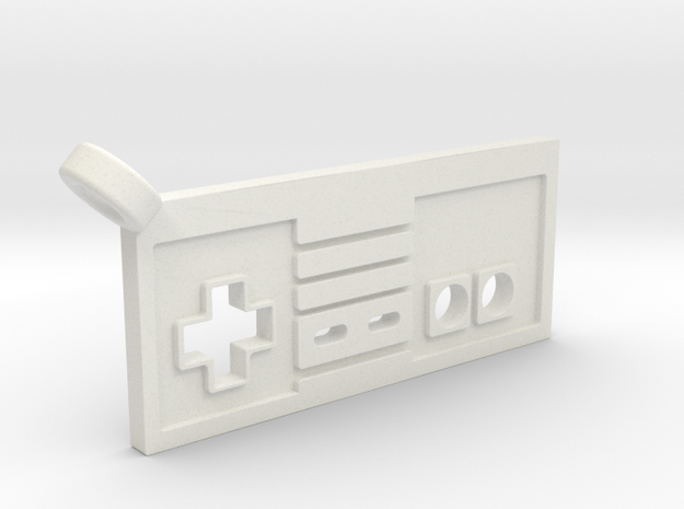 NES Controller Styled Pendant in White Natural Versatile Plastic