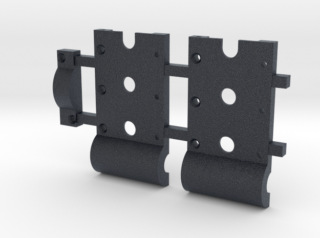 HO Gear Box Case 0.3 mod Double Idler 1/8" Axle in Black PA12