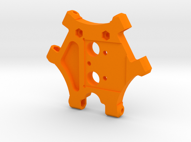 XL - Hotendhalter E3D Cyclops in Orange Processed Versatile Plastic
