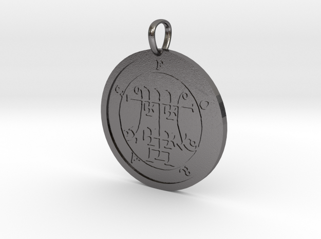 Foras Medallion in Polished Nickel Steel