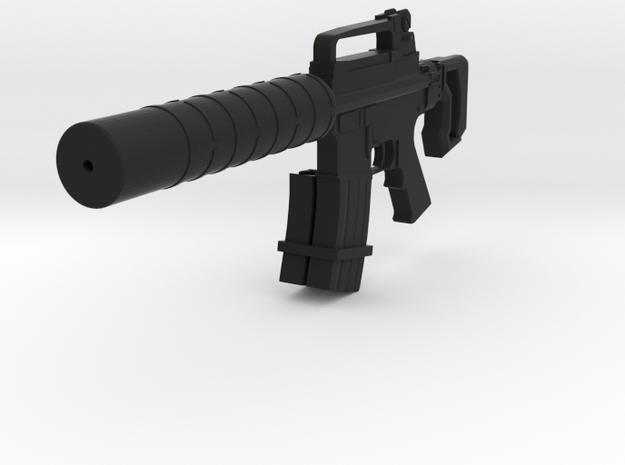 Silent Assault CQB Carbine in Black Natural Versatile Plastic