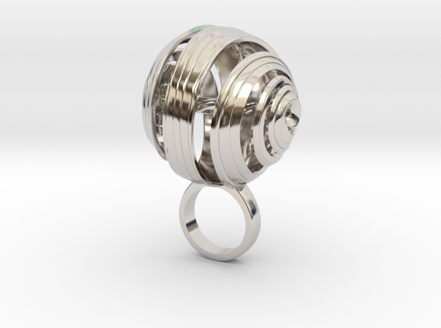 Bolate in Rhodium Plated Brass
