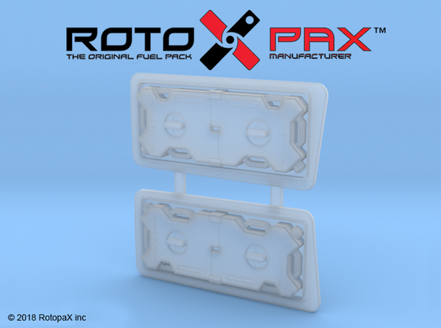 BR10023 Black Rock Window mount RotopaX in Smooth Fine Detail Plastic