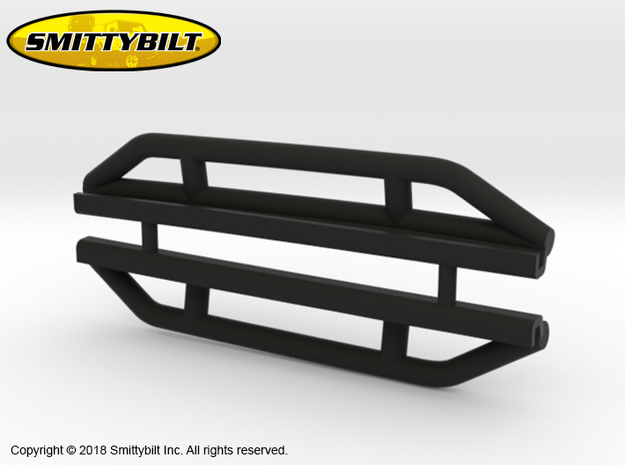 BR10019 Smittybilt Rock Sliders in Black Natural Versatile Plastic
