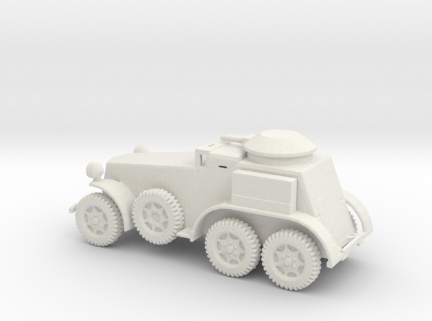 1/87 Scale M1 Armored Car 1932 in White Natural Versatile Plastic