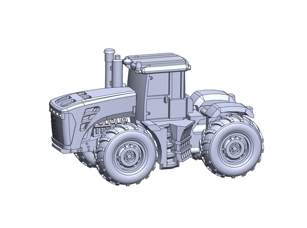 JD 9630 farm tractor in Tan Fine Detail Plastic: 1:400