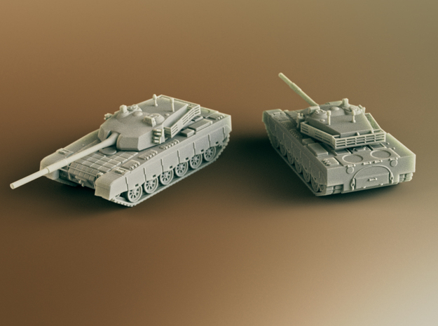 Type 90-II Chinese MBT Scale: 1:200 in Tan Fine Detail Plastic