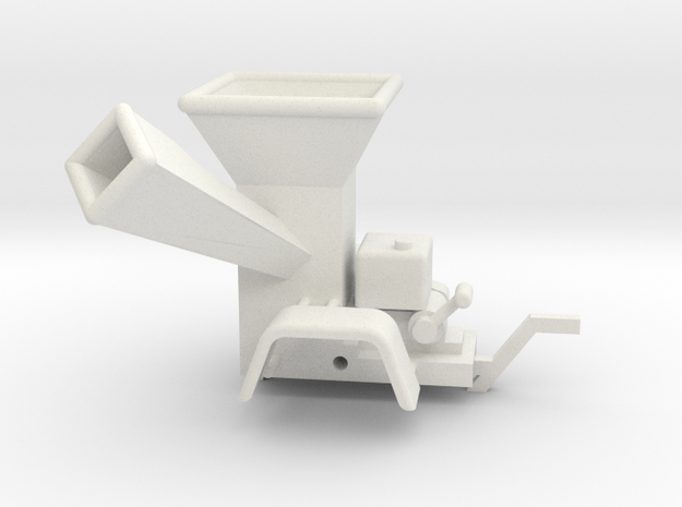 WoodChipper Industrial 43:1 Scale in White Natural Versatile Plastic
