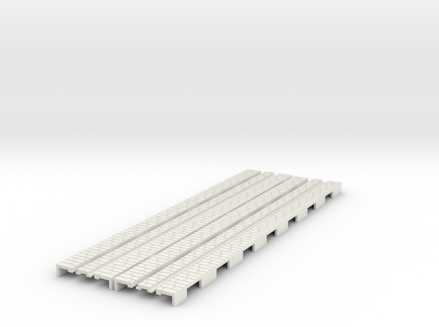 p-65stw-straight-tram-long-1332-100-w-1a in White Natural Versatile Plastic