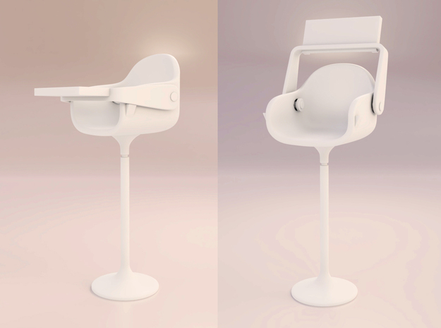 Kids Chair complete 6 in White Natural Versatile Plastic