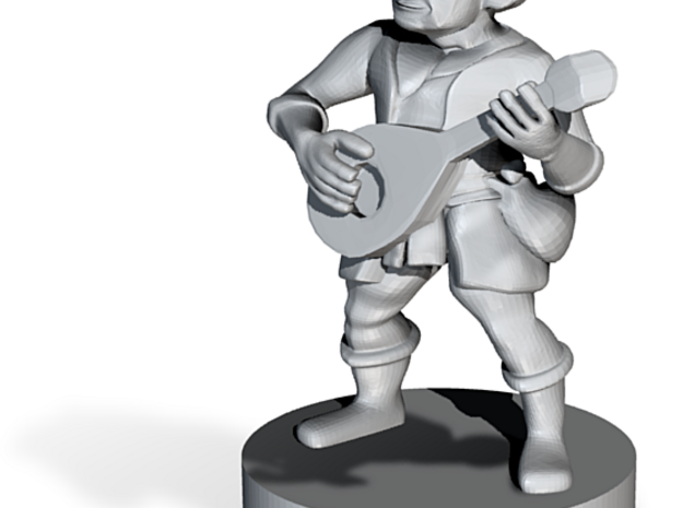 Halfling Bard in Tan Fine Detail Plastic