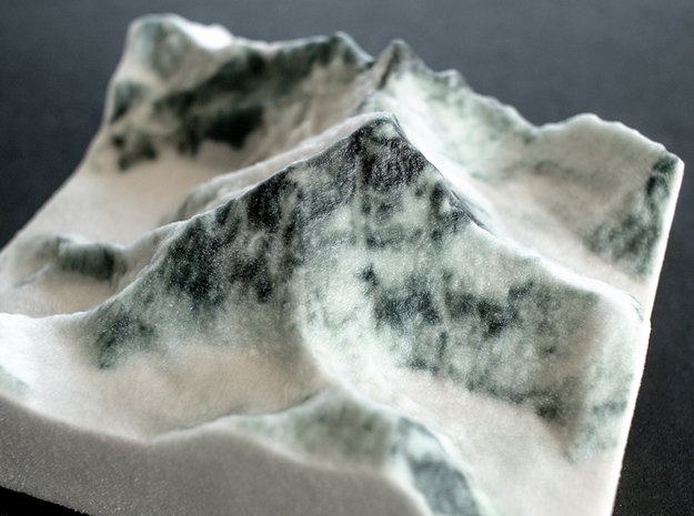 Mt. Everest, China/Nepal, 1:100000 in Natural Full Color Sandstone