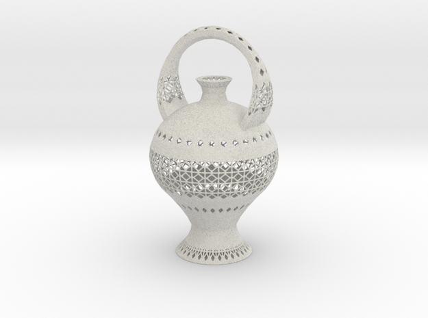 Vase 1427Bj in Natural Full Color Sandstone