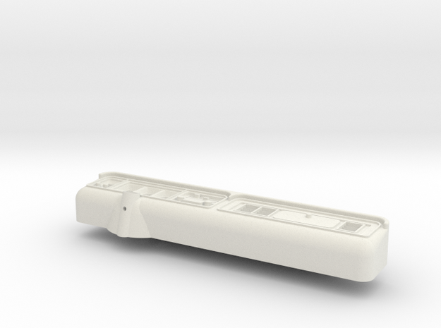 Traxxas-compatible TRX4 Bronco Dash Bezel in White Natural Versatile Plastic