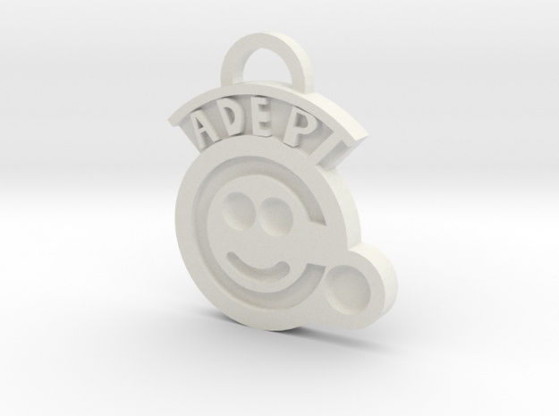 Adeptus Factorum Key Chain in White Natural Versatile Plastic