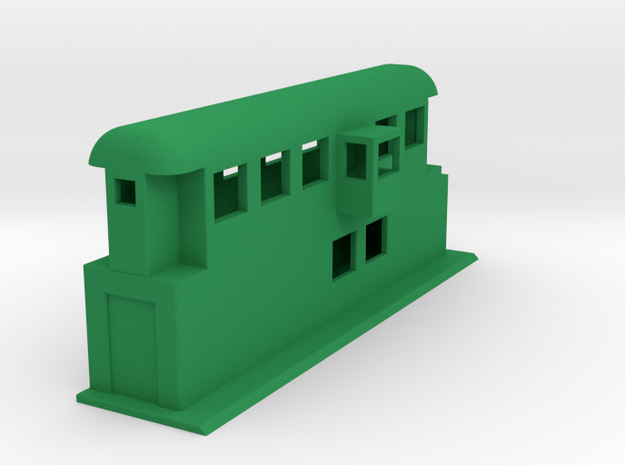 Behelfsstellwerk KASSEL Stellwerk Switching Box 1: in Green Processed Versatile Plastic