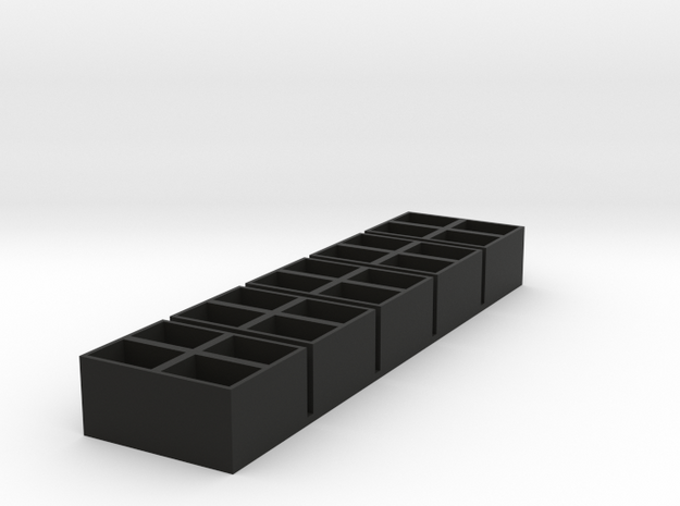 quad 2x2 11x15x14 speaker box qty5 in Black Natural Versatile Plastic