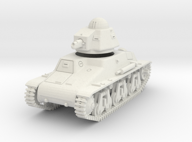 PV43D Hotchkiss H35 Light Tank (1/56) in White Natural Versatile Plastic