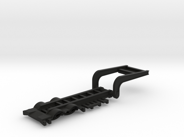 1/64 Scale Folding combine trailer in Black Natural Versatile Plastic