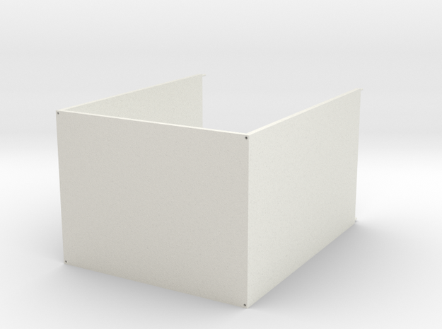 Expandable storage cabinet in White Natural Versatile Plastic