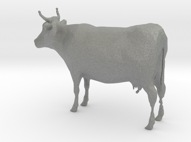 1-64 Scale Cow in Gray PA12