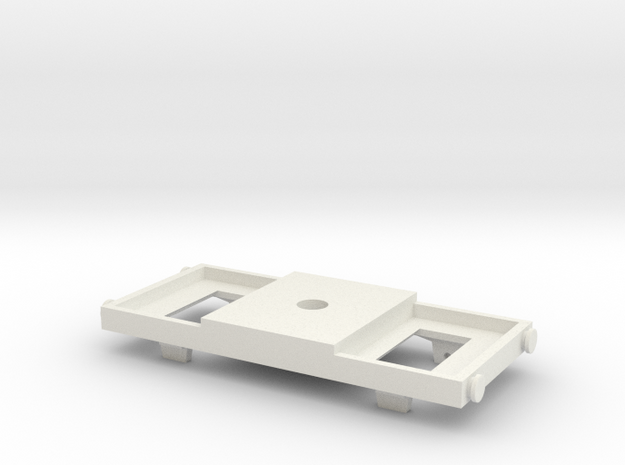 TOMY/Trackmaster Conversion Chassis Version 1 in White Natural Versatile Plastic