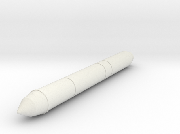 Orbital Sciences Minotaur 4 rocket 1/144 in White Natural Versatile Plastic