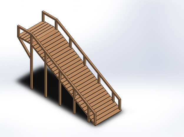 BLAST FURNACE PLATFORM in White Natural Versatile Plastic