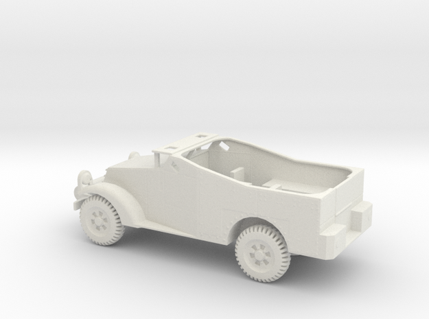 1/72 Scale M2 Scout Car in White Natural Versatile Plastic