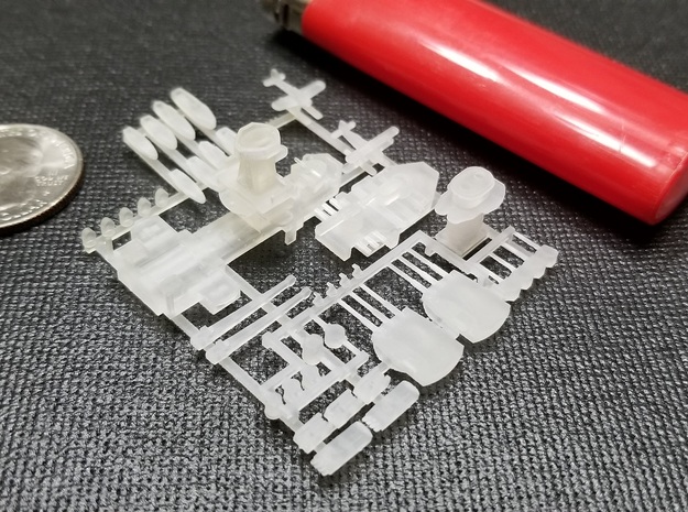 Graf Spee Detail Set in Clear Ultra Fine Detail Plastic