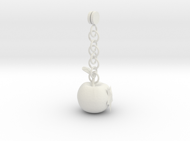  Exquisite earrings in White Natural Versatile Plastic: Small